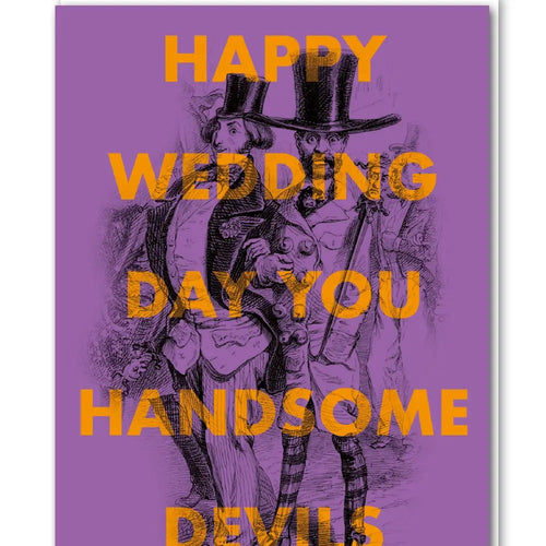 Handsome Devils Wedding Card