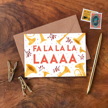 Fa La La La La Christmas Card