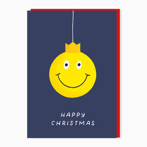 Happy Bauble Christmas Card