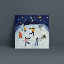 Ice Skating Greeting Card