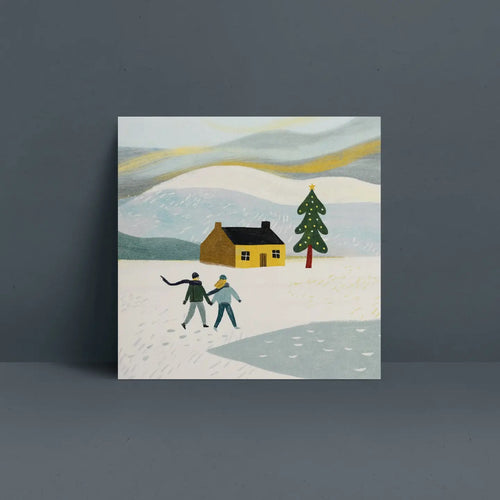 Christmas Walk Greeting Card