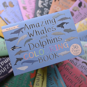 Amazing Whales And Dolphins Colouring Book