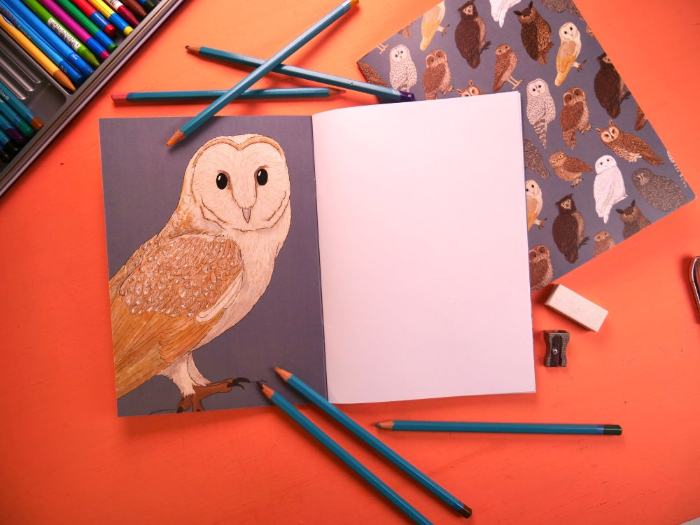 Owls A5 Notebook