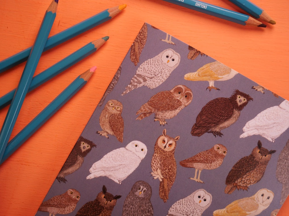 Owls A5 Notebook