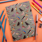 British Birds A5 Notebook