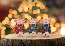 Pigs In Blankets Decoration - Burgundy