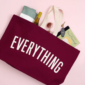 Everything Really Big Bag - Burgundy