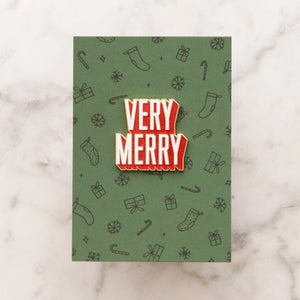 Very Merry Pin Badge