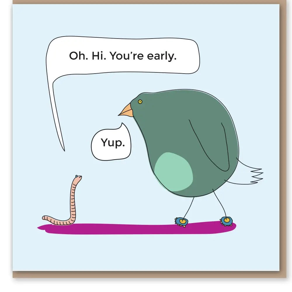 Early Bird Greeting Card