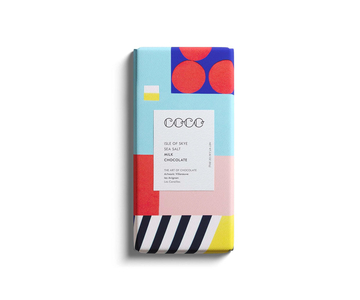 Isle Of Skye Sea Salt Milk Chocolate Bar 80g
