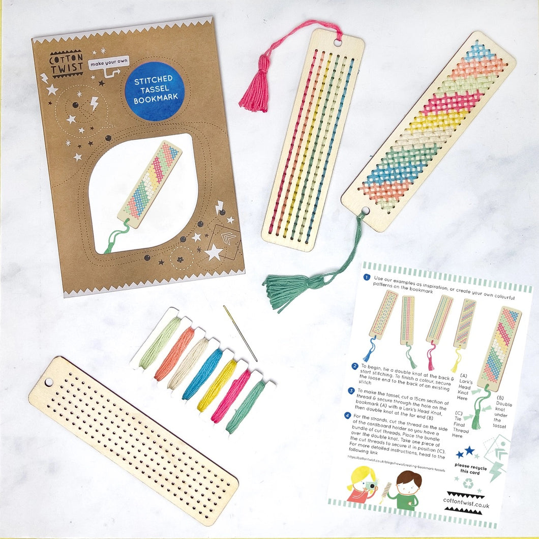 Make Your Own Stitched Bookmark Kit