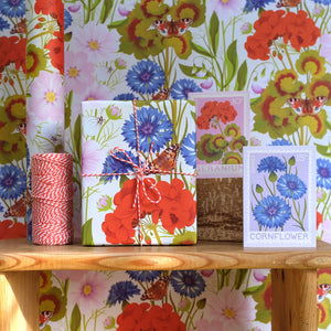 Summer Floral Wrapping Paper