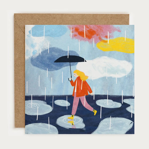 Rainy Day Greeting Card