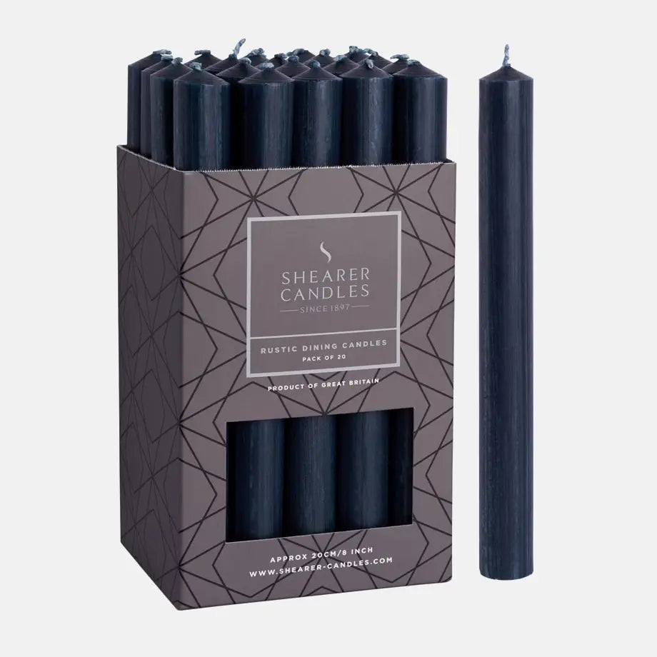 Coloured 8 Inch Pillar Candles