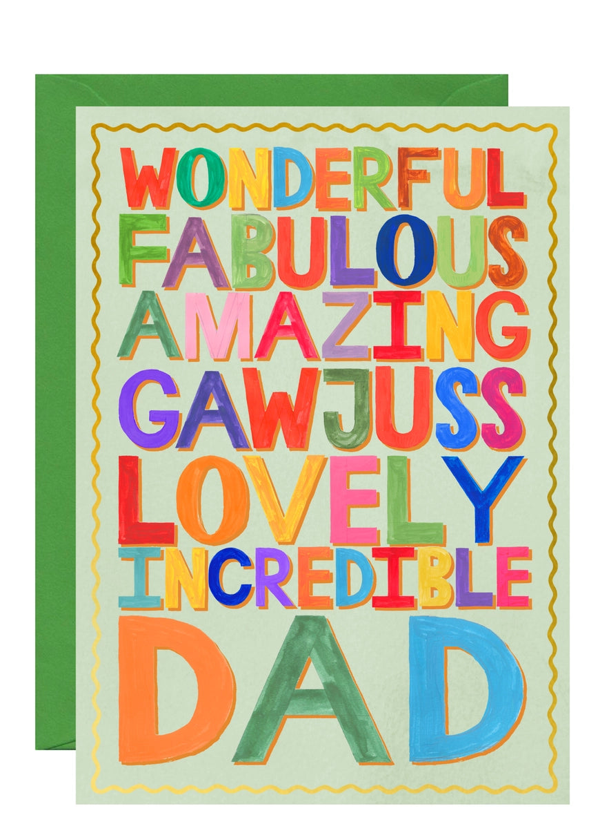 Wonderful Dad Card