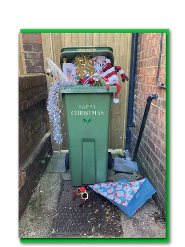 Happy Christmas Bin Card