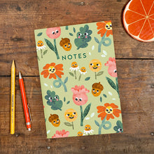 A5 Flower Faces Notebook