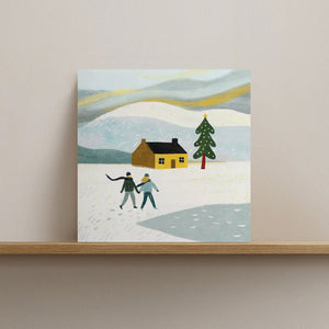 Christmas Walk Greeting Card