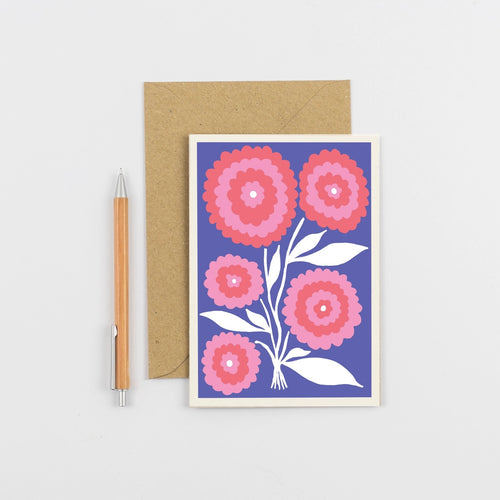 Peony Greeting Card