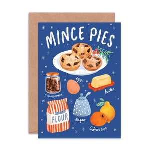 Mince Pie Christmas Card