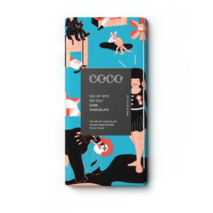 Isle Of Skye Sea Salt Dark Chocolate Bar 80g