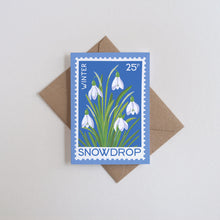 Snowdrop Greetings Card