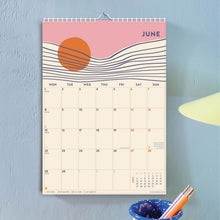 2026 A4 Calendar, Tidal Waves