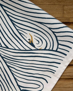 Swimming Pattern Tea Towel
