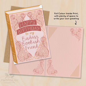 Happy Birthday Bookish Friend Card