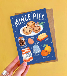 Mince Pie Christmas Card