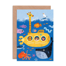 Submarine Birthday Card