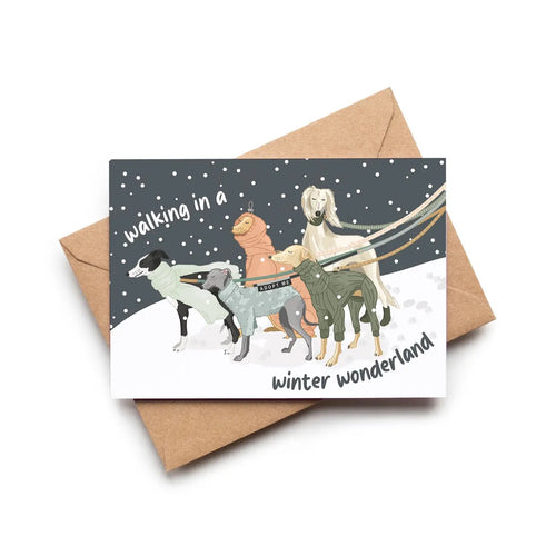 Winter Wonderland, Dogs In Jumpers, Christmas Card