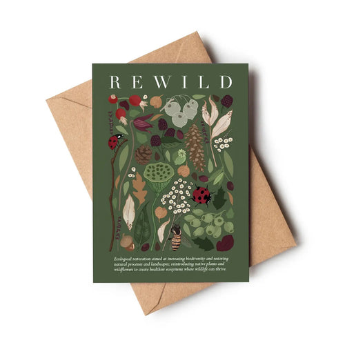 Rewild Greeting Card