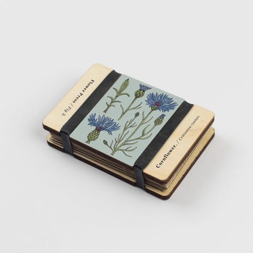 Vintage Cornflower Pocket Flower Press
