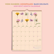 2026 A4 Calendar, Garden Botanicals