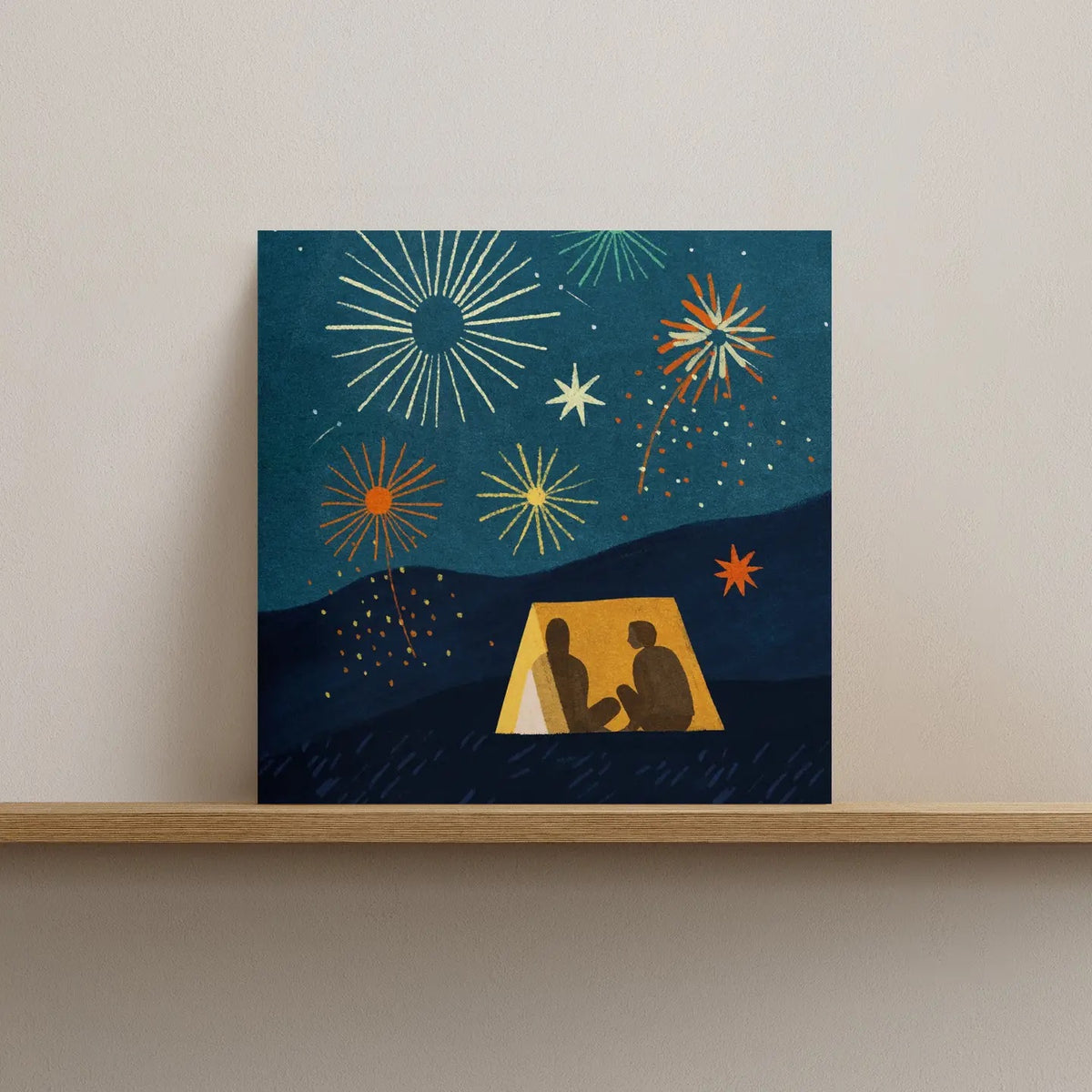 Fireworks Greeting Card