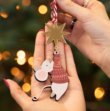 Mouse And Star Christmas Decoration