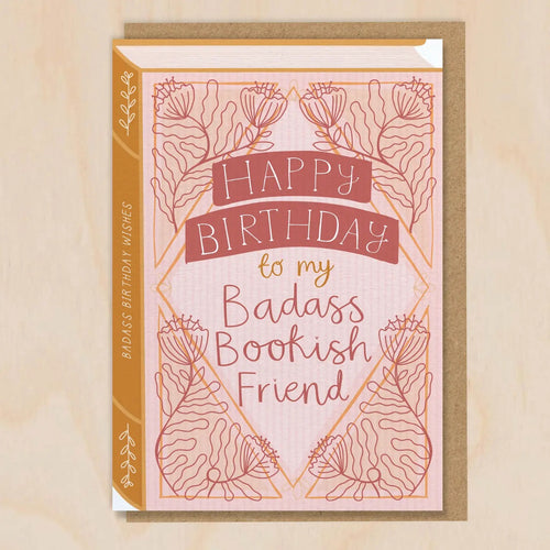 Happy Birthday Bookish Friend Card