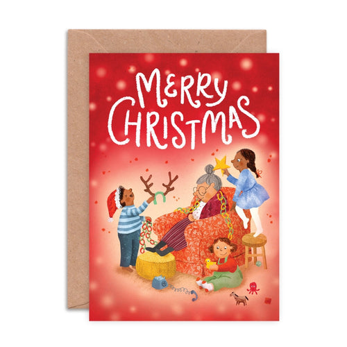 Grandma's Nap Christmas Card