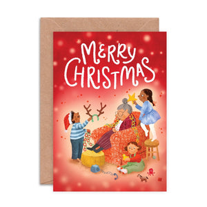 Grandma's Nap Christmas Card