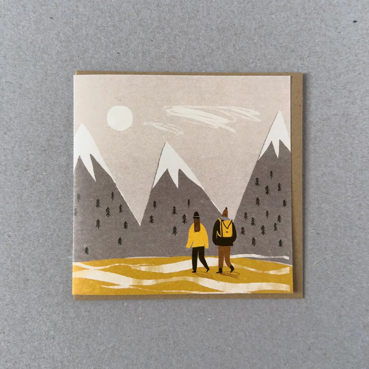 Mountain Walk Greeting Card