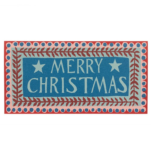 Long Pattern Merry Christmas Card