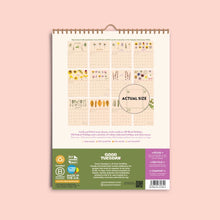 2026 A4 Calendar, Garden Botanicals