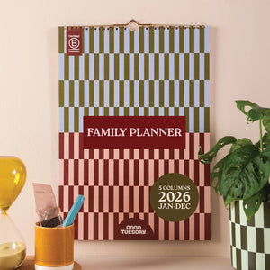 2026 A3 Family Planner Calendar