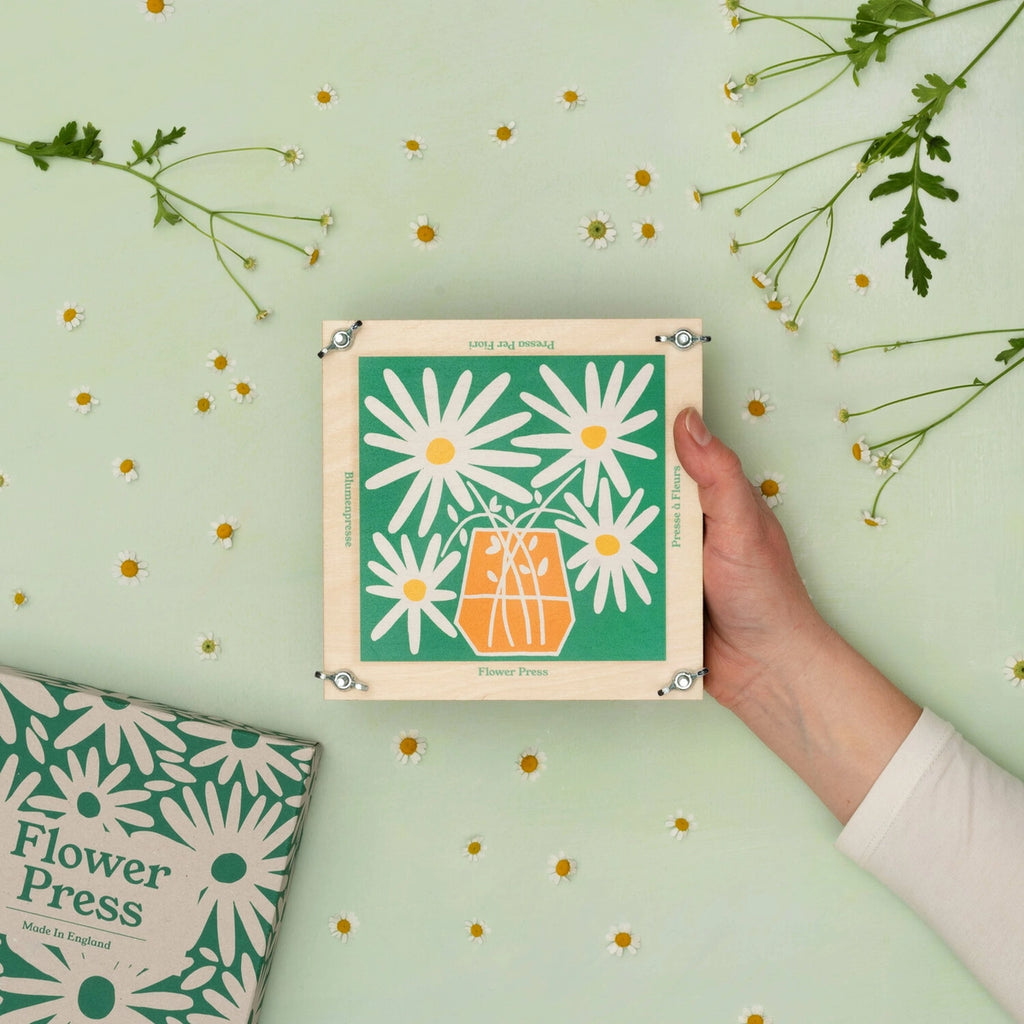 Daisy Print Flower Press