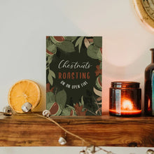Chestnuts Roasting On An Open Fire, Christmas Card