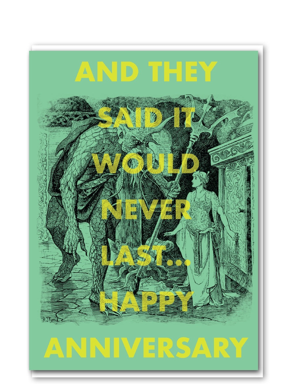 Never Last Anniversary Card