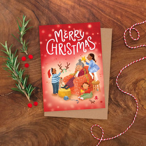 Grandma's Nap Christmas Card