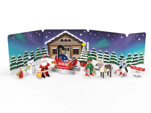 Santa Midnight Sleigh Ride Playset