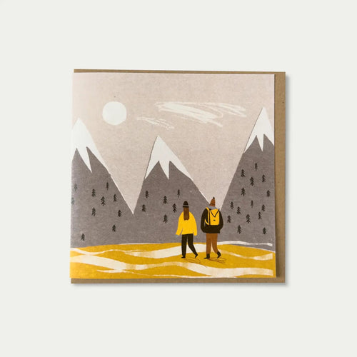 Mountain Walk Greeting Card